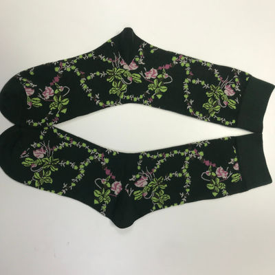 CREW Style Yellow Dot Print Baumwollsocken für Männer Retro und Luxusdesign