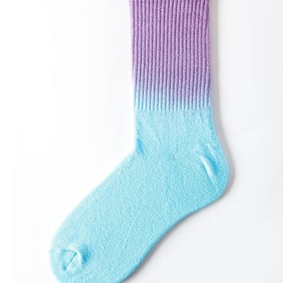 Solides Muster Grip Tie-Dye Sommerschuhe Socken für Männer Frauen Regular Style Baumwollmischung