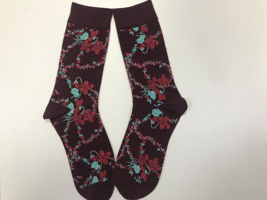 CREW Style Yellow Dot Print Baumwollsocken für Männer Retro und Luxusdesign