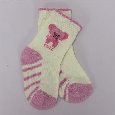 70%Baumwolle 28%Polyester 2%Spandex-Hochsocken für Kinder Mädchen Druckverfahren andere