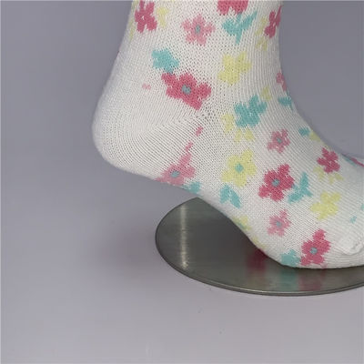 70%Baumwolle 28%Polyester 2%Spandex-Hochsocken für Kinder Mädchen Druckverfahren andere