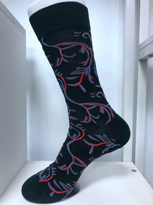 Lange Socken für Männer aus 5% Spandex und farbenfrohen Designs
