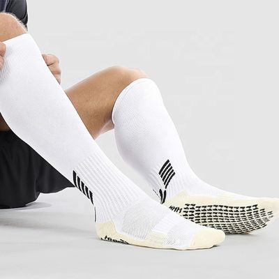 Polyester-Grip-Kompressionssocken für lange Fußballschuhe