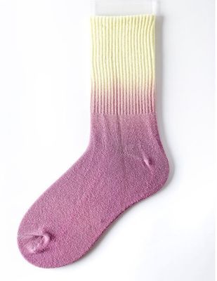 75% Baumwollgewebe Mid Calf Crew Tie Dye Socks für Unisex in 39-42 EU Größe