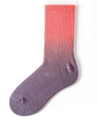 75% Baumwollgewebe Mid Calf Crew Tie Dye Socks für Unisex in 39-42 EU Größe