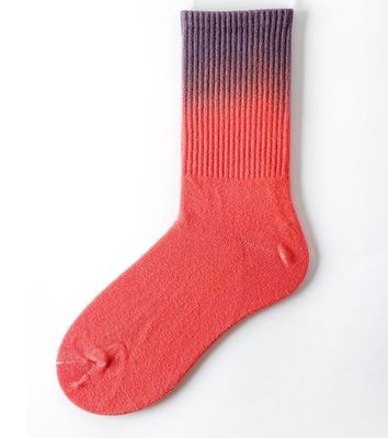75% Baumwollgewebe Mid Calf Crew Tie Dye Socks für Unisex in 39-42 EU Größe