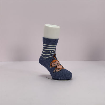 70%Baumwolle 28%Polyester 2%Spandex High-Gestrickte Knöchel Jungen Socken für Baby täglichen Komfort