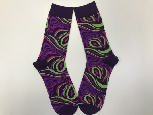 Custom Logo Mode Druck Socken Männer Mode Socken Weaving Methode gestrickt Erschwinglich