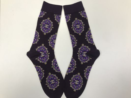 Custom Logo Mode Druck Socken Männer Mode Socken Weaving Methode gestrickt Erschwinglich