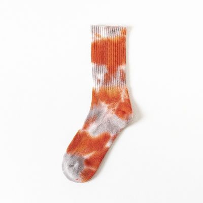 Tie Dye CREW Sportsocken Baumwolle Polyester Spandex Mischung für Komfort und Langlebigkeit