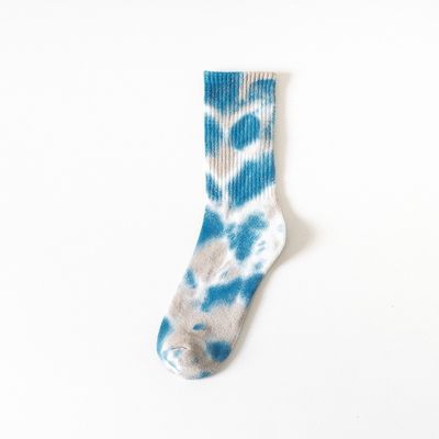 Tie Dye CREW Sportsocken Baumwolle Polyester Spandex Mischung für Komfort und Langlebigkeit