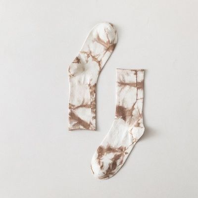2000 Paar Unisex-Tie-Dye-Socken Baumwolle Polyester Spandex Größe 39-42 EU Direktlieferung