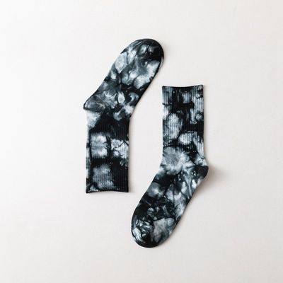 Kindersocken Grüne Krawatte Farbstoff Unisex Baumwolle Polyester Spandex rutschfeste Sportsocke Direkt