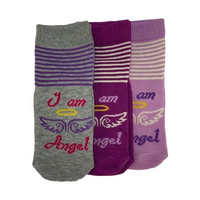 Keine Nadeldetektion Happy Neugeborene Slouch Hohe Socken für Kinder Mädchen lange Socken 12-24M