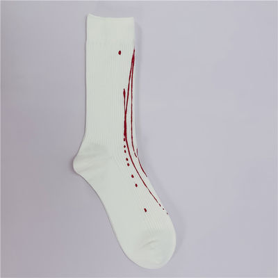 Schönheitssocken Druckmuster mehrere Szenen Schweißabsorption Custom Crew Socken für Sport