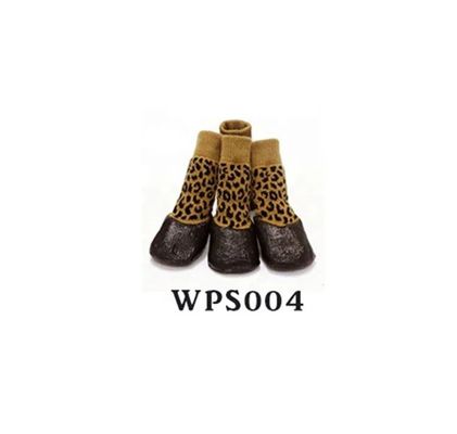Sportliche Hohe Knöchel 4PCS Warm Welpen Hund Weich Atmung Pet Socken Skid Socken für kleine Hunde