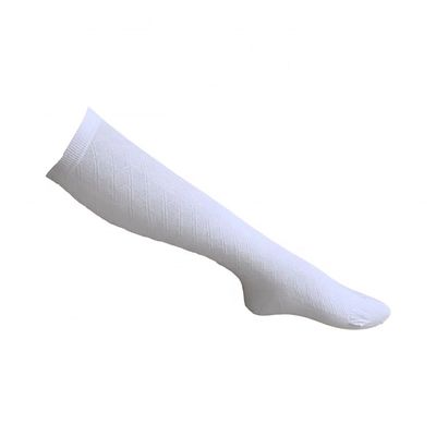 Regelmäßiger Stil Weiße Kompressions-Lange-Sportsocken Zeichentrickfilm Kniehohe Socken für Kinder