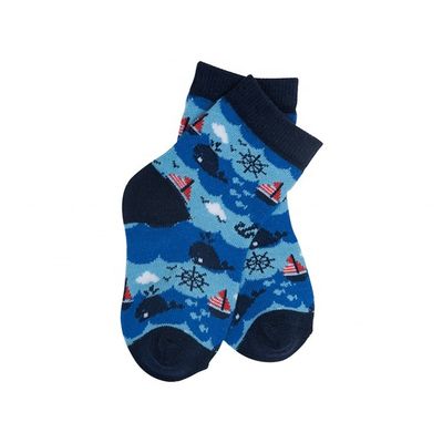 Baumwollsocken für Jungen 70%Baumwolle 28%Polyester 2%Spandex-Schocken