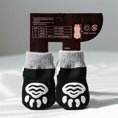 90% Polyester 10% Elastan Stoff Weich atmungsaktive Doppelseitige Hundesocken für kleine Hunde
