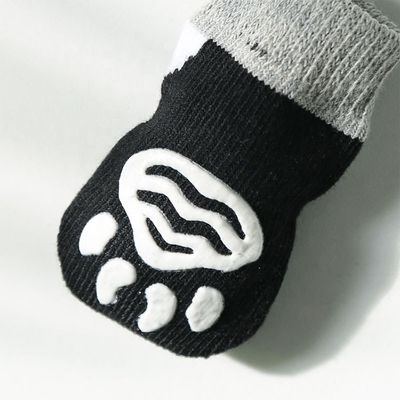 90% Polyester 10% Elastan Stoff Weich atmungsaktive Doppelseitige Hundesocken für kleine Hunde