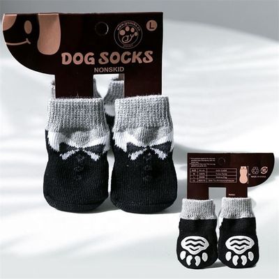90% Polyester 10% Elastan Stoff Weich atmungsaktive Doppelseitige Hundesocken für kleine Hunde