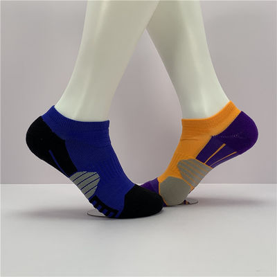 Orange Blau Baumwolle Kurzsportsocken für Männer Fußsocken 39-41