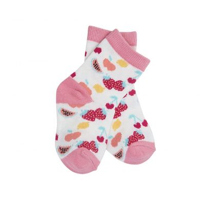 70%Baumwolle 28%Polyester 2%Spandex Stoff niedliches Cartoon-Druck Custom Logo Socken für Kinder