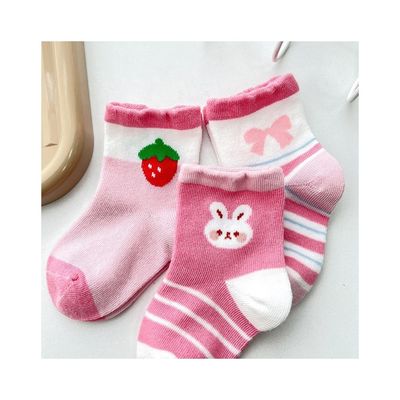 Liebenswerte Baby Socken 0-3 Monate in weichem Baumwollmaterial