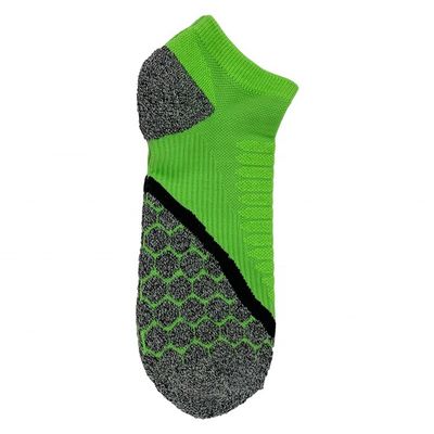 Grüne Fußsocken für schnelle Trocknung aus weichen Baumwolle