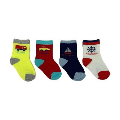 Socken für Kinder mit Zeichentrickfiguren 12-24M 70%Baumwolle 28%Polyester 2%Spandex