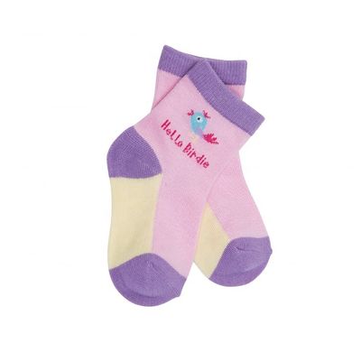 Graue Bio-Baumwolle Baby Socken Säugling Süßes Druck Atmung schnelle Trocknen Socken Custom Design
