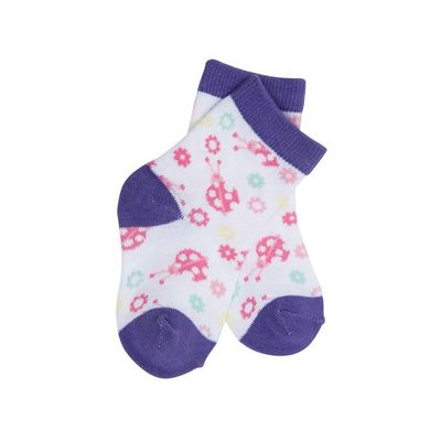 Graue Bio-Baumwolle Baby Socken Säugling Süßes Druck Atmung schnelle Trocknen Socken Custom Design