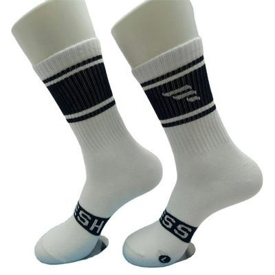 Standarddicke lange Baumwollsocken für Radsport Schnelle trockene Massenfußballsocken