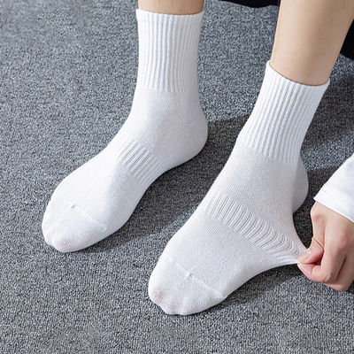 Unisex Baumwoll-Sportsocken Rutschfeste Crew-Griff mit 85% gekämmter Baumwolle, 10% Polyester