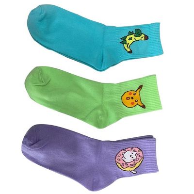 Baumwoll-Cartoon-Sportsocken mit lustigem Animedesign und Nadeldetektion