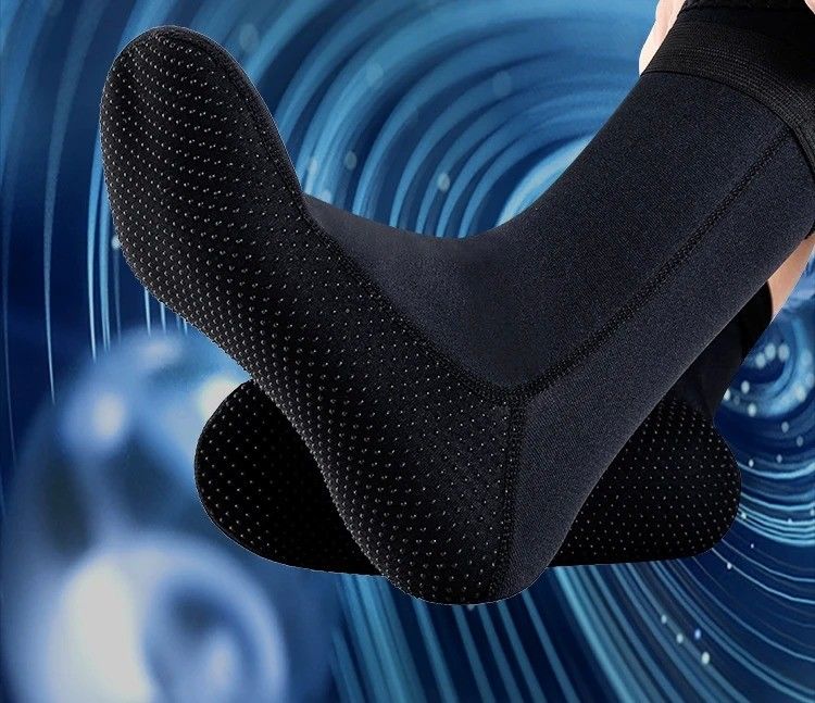 Anti-Rutsch-Chloropren-Gummi-Wassersocken für Frauen Männer Wasserdicht Schwimmen Tauchen