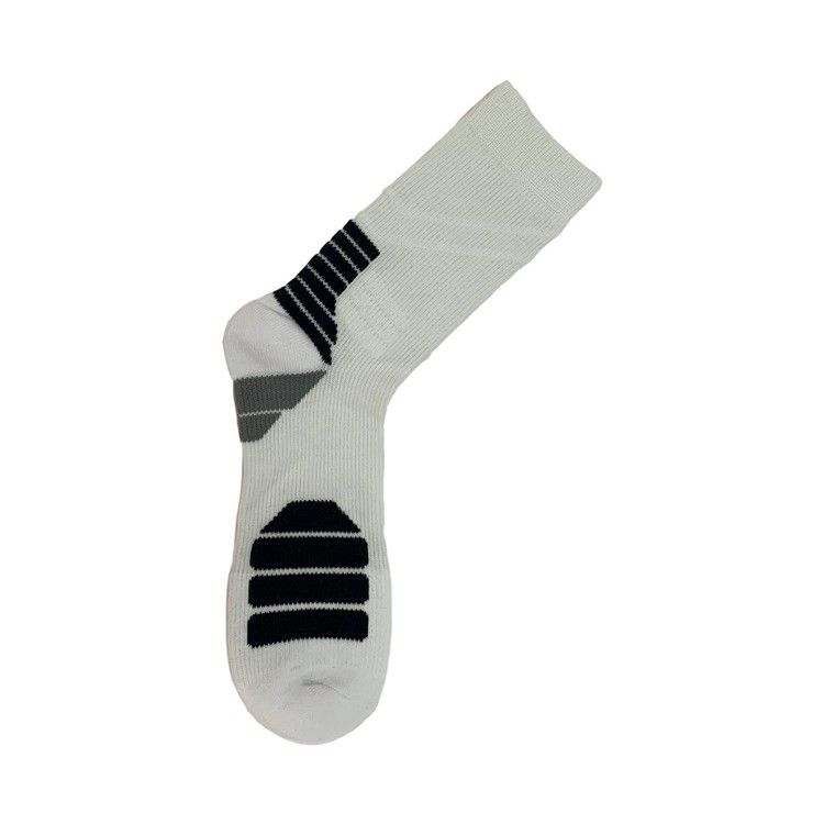 Custom Men Winter Weiß Rot Casual Basketball Langen Sportsocken mit 50000 Menge