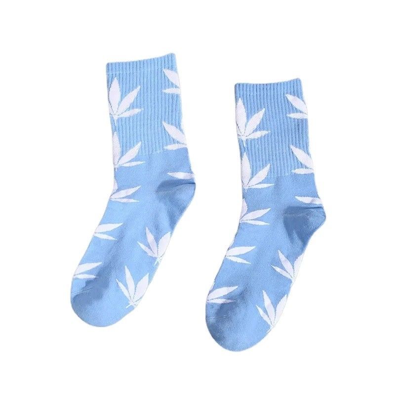 Regular Style Schönheitssocken für Männer Frauen Unisex Rot Blau Baumwolle Elastizistische Sportsocken
