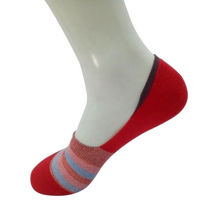 80% gekämmte Baumwolle 17% Polyamid 3% Spandex Custom Unsichtbare Socken für Männer und Frauen