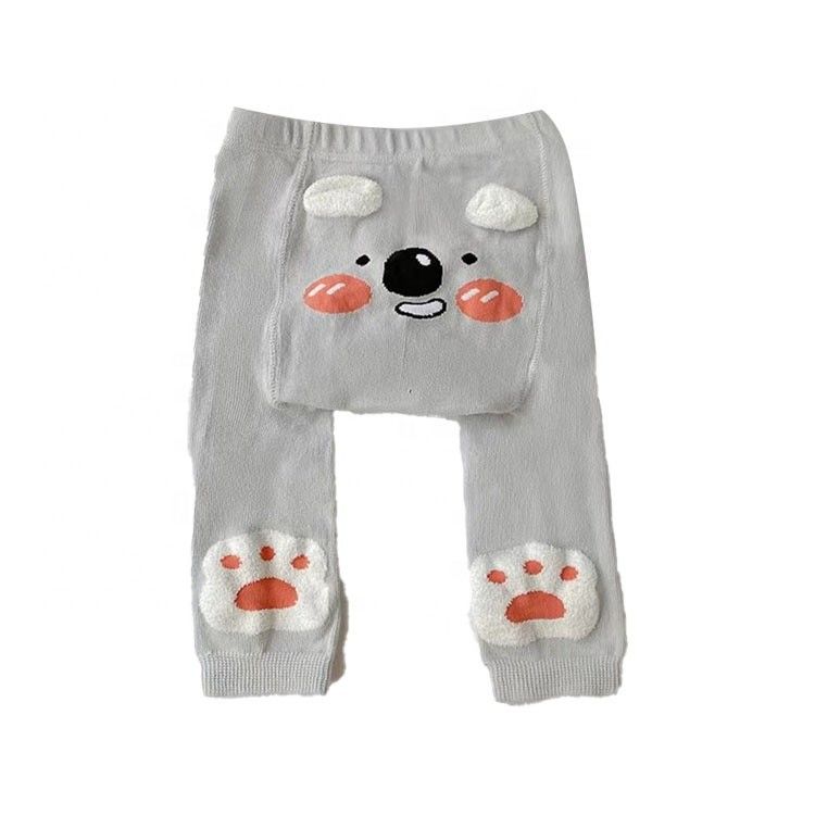 2-4 Jahre Kleinkinder-Tight Leggings mit süßem Muster, dick und hautfreundlich in fünf Farben