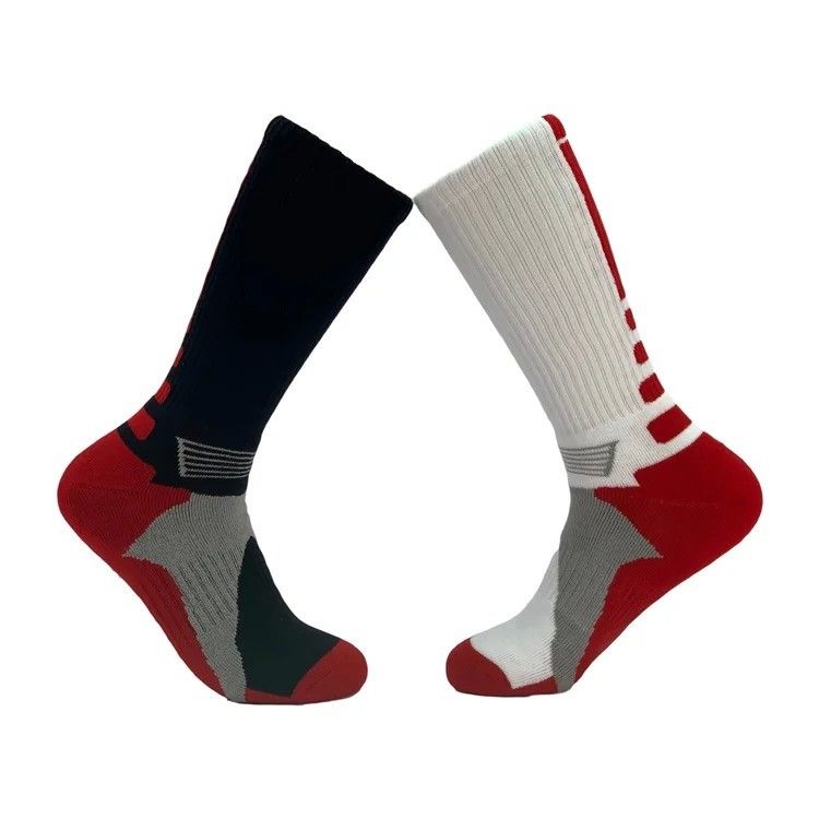 Kompressionssocken für Männer und Frauen Baumwollmaterial Custom Logo Druck Größe 39-41