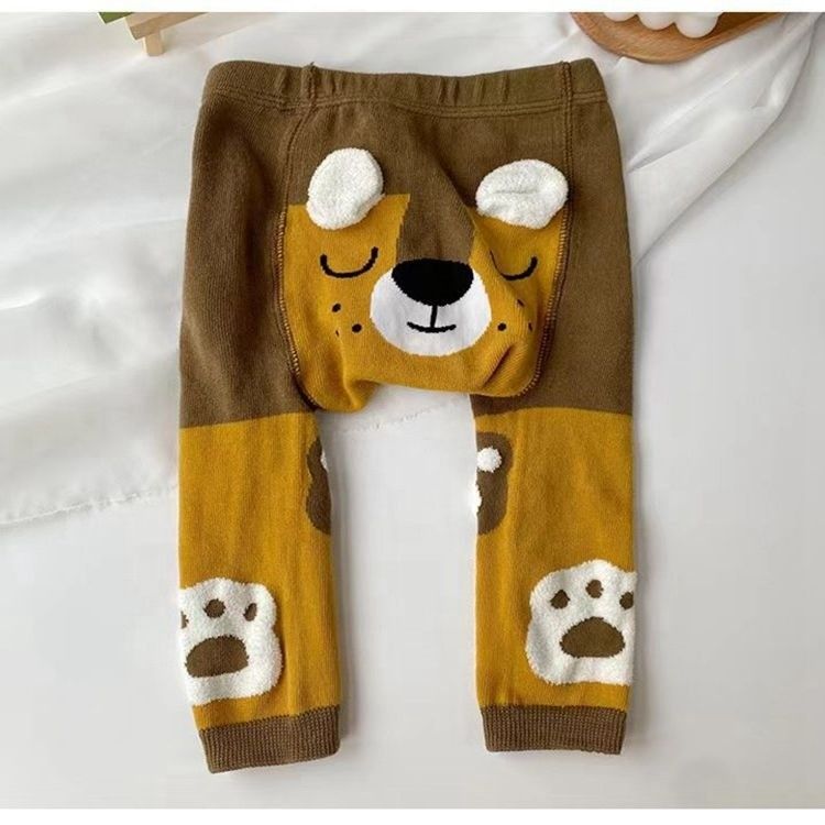 Druckmethoden Digitales Drucken Kind Gemütliche Mode Süßes Schlankes Warmes Baby Leggings für Kinder