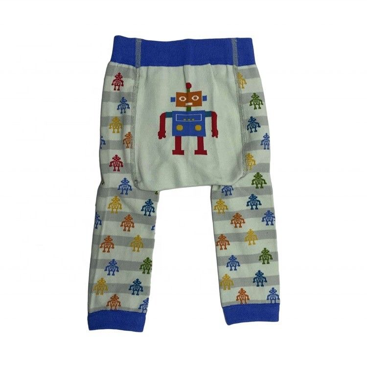 Strick-Tags Frühjahr Herbst Schöne gedruckte Hosen Leggings für Mädchen Weich elastisch