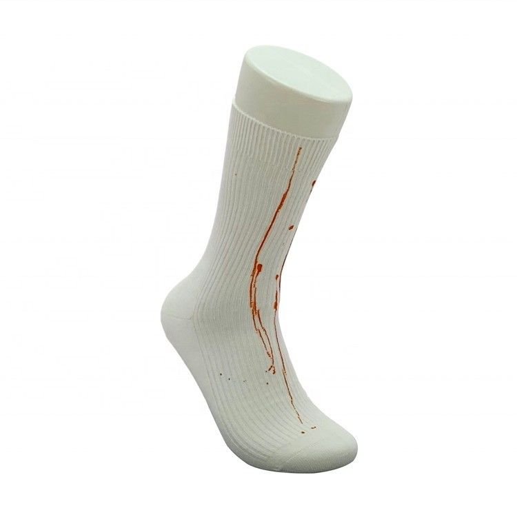 Custom-Männersocke mit täglich atmungsaktiver Tinte Kunstdesign Grip-Support 7 Tage Musterbestellung