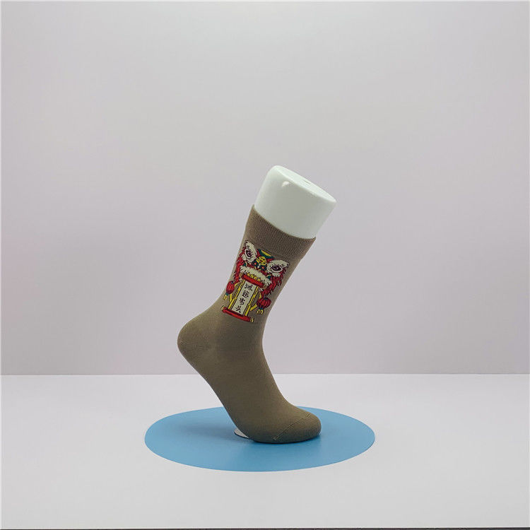 Socken aus Bio-Baumwolle für Frauen Standarddicke Atemberaubend Schönes Druck Langsocken