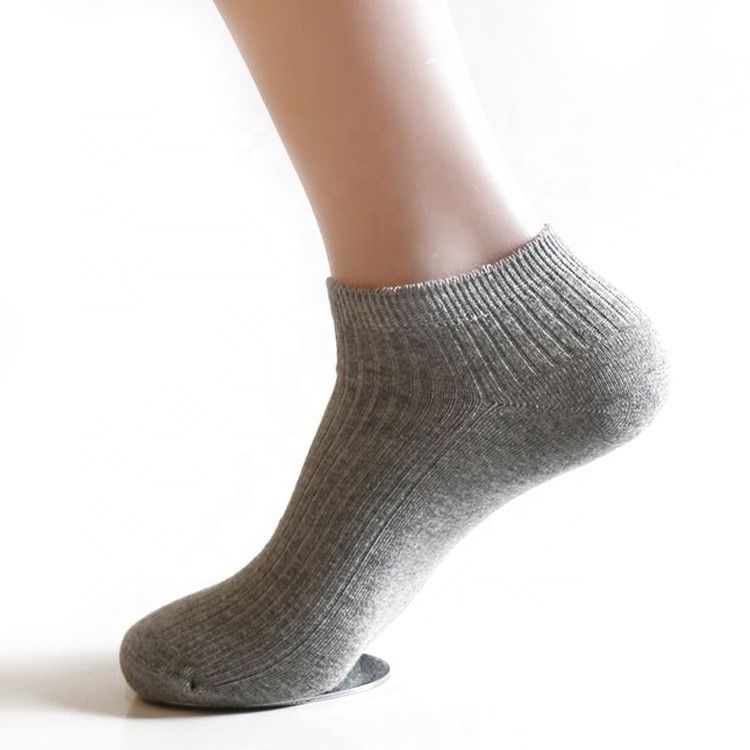 Als Bild Feste Farbe Dünne Baumwolle Herrensocken Knöchel Atmung Sommerkleid Gewebte Socken