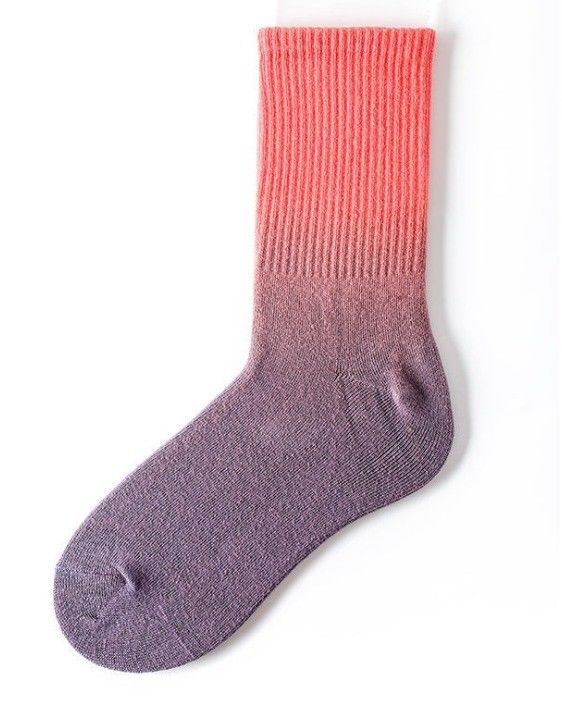Unisex-Mode-Socken Schleife-Färben Männer Frauen Grip Farbenfrohe Baumwolle Schleife-Färben Skate-Socken Made