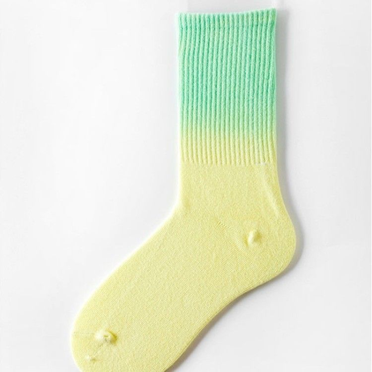 Tie-Dye-Grip-Socken in fester Farbe für aktive Männer und Frauen