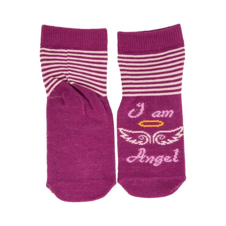 Keine Nadeldetektion Happy Neugeborene Slouch Hohe Socken für Kinder Mädchen lange Socken 12-24M