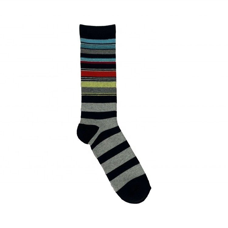 Antibakterielle Funktion Rote Schönheitssocken gestreifte Baumwollsocken Sportsocken für Männer und Frauen